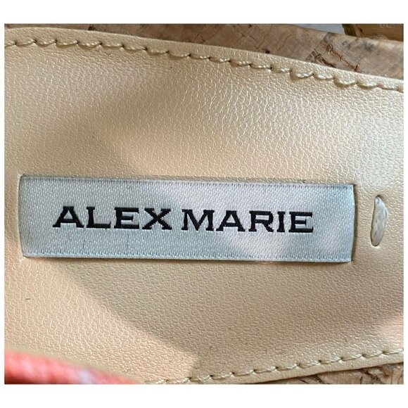 Alex Marie NWT Wedge Sandal Colorful Rainbow Platform Comfort Women's SZ 8M NEW - Picture 5 of 10